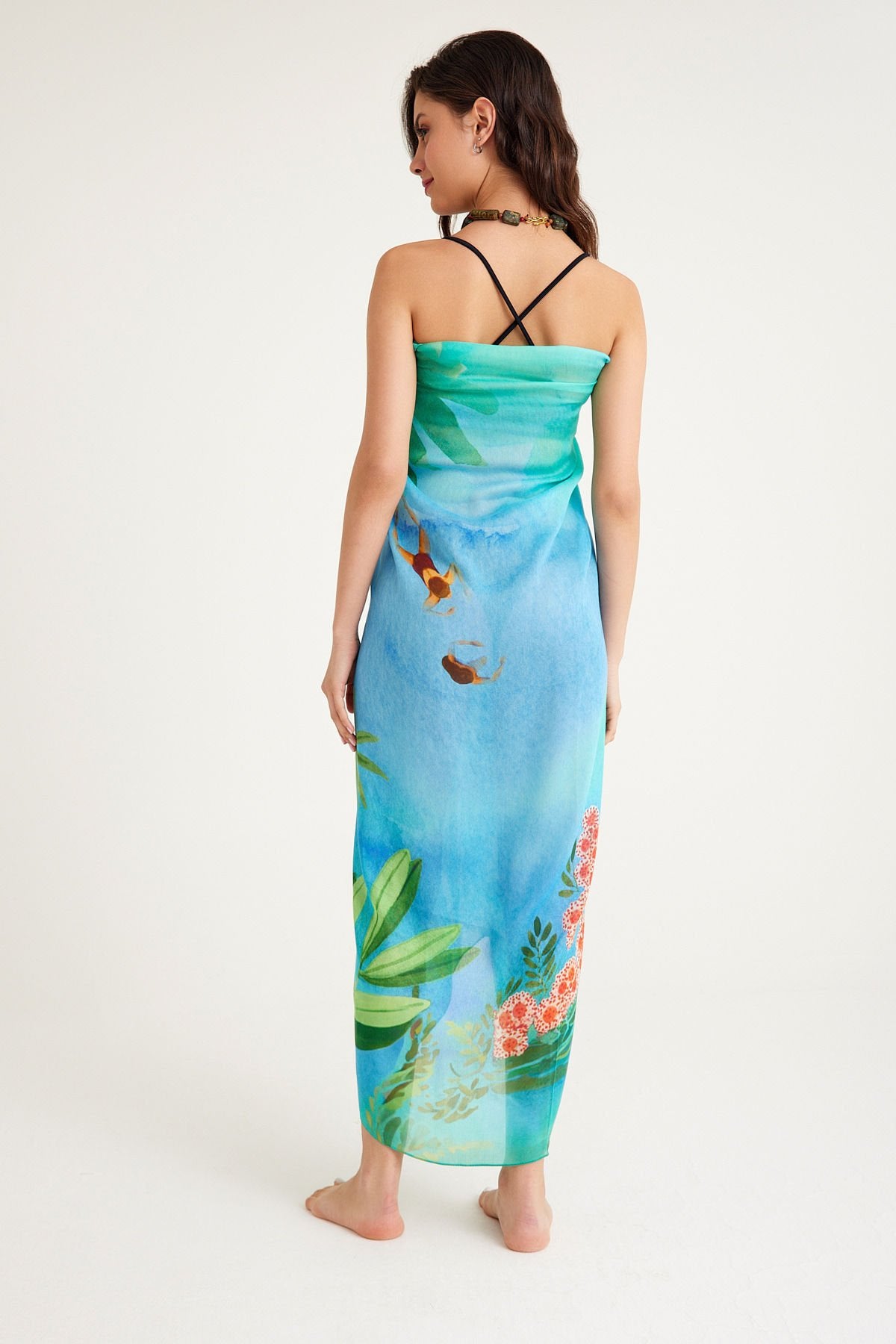 Hawaii Pareo - 160 X 140 Cm Silk Cotton