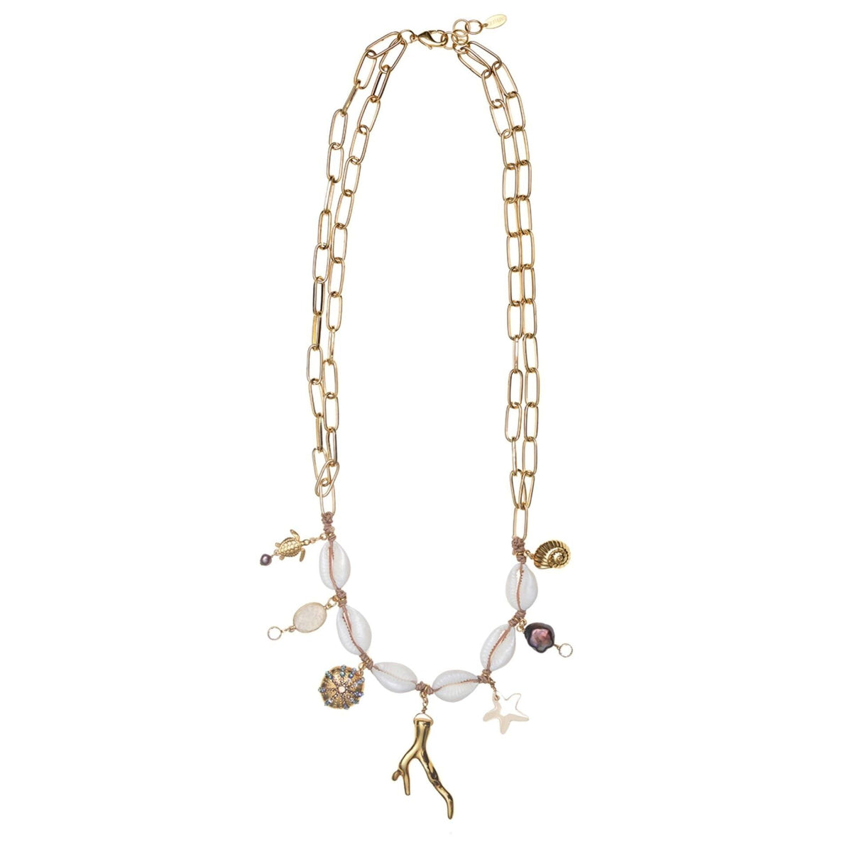 Amphitriti Uzun Zincirli Necklace