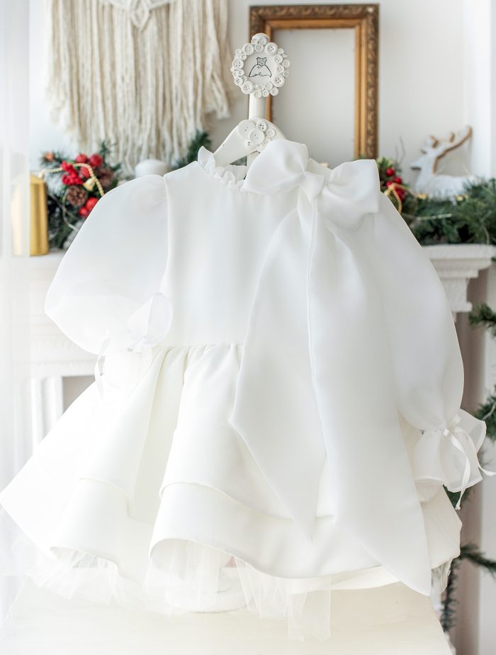 Organza Detail Birthday & Graduation Dress