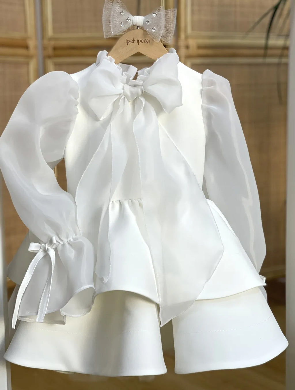Organza Detail Birthday & Graduation Dress