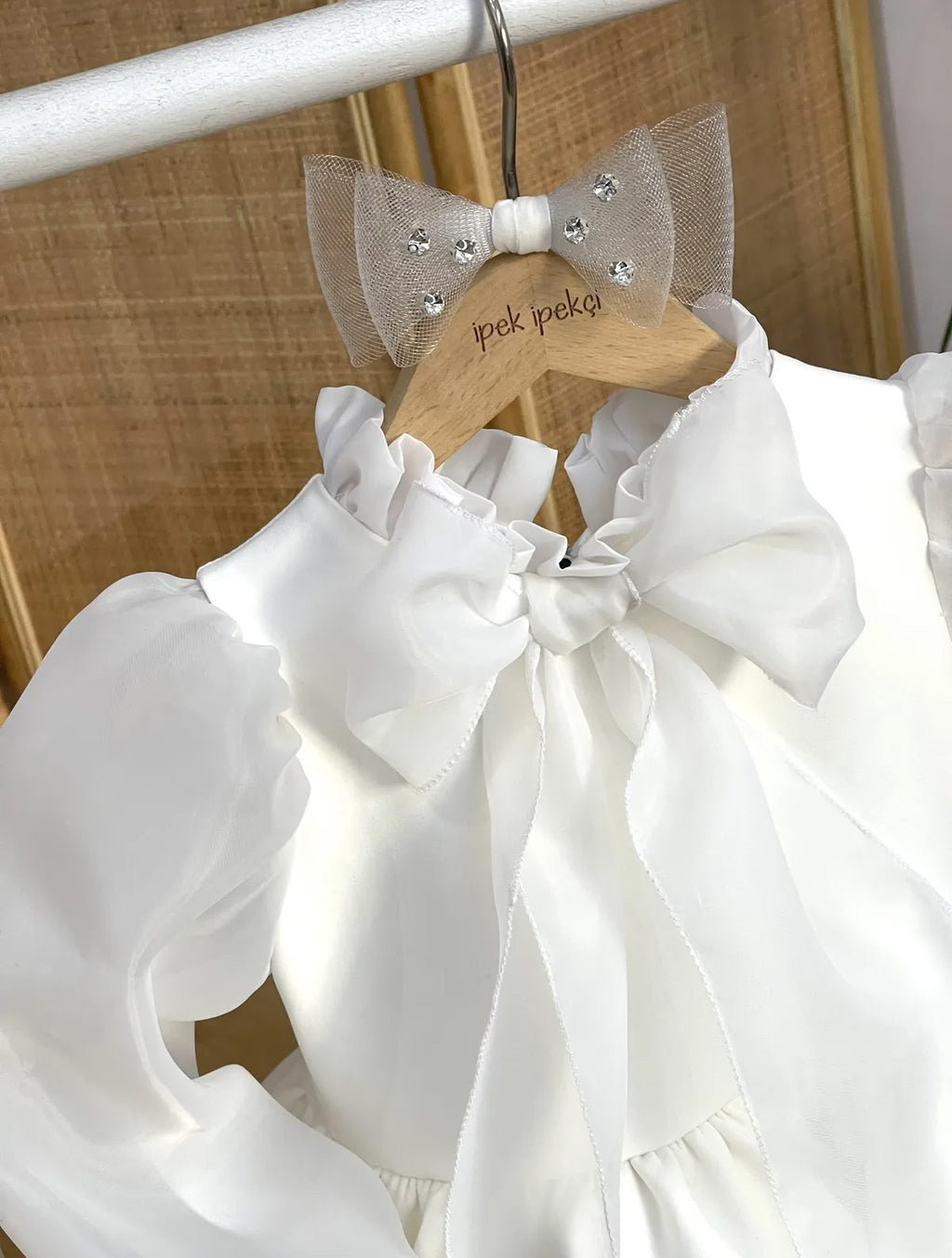 Organza Detail Birthday & Graduation Dress