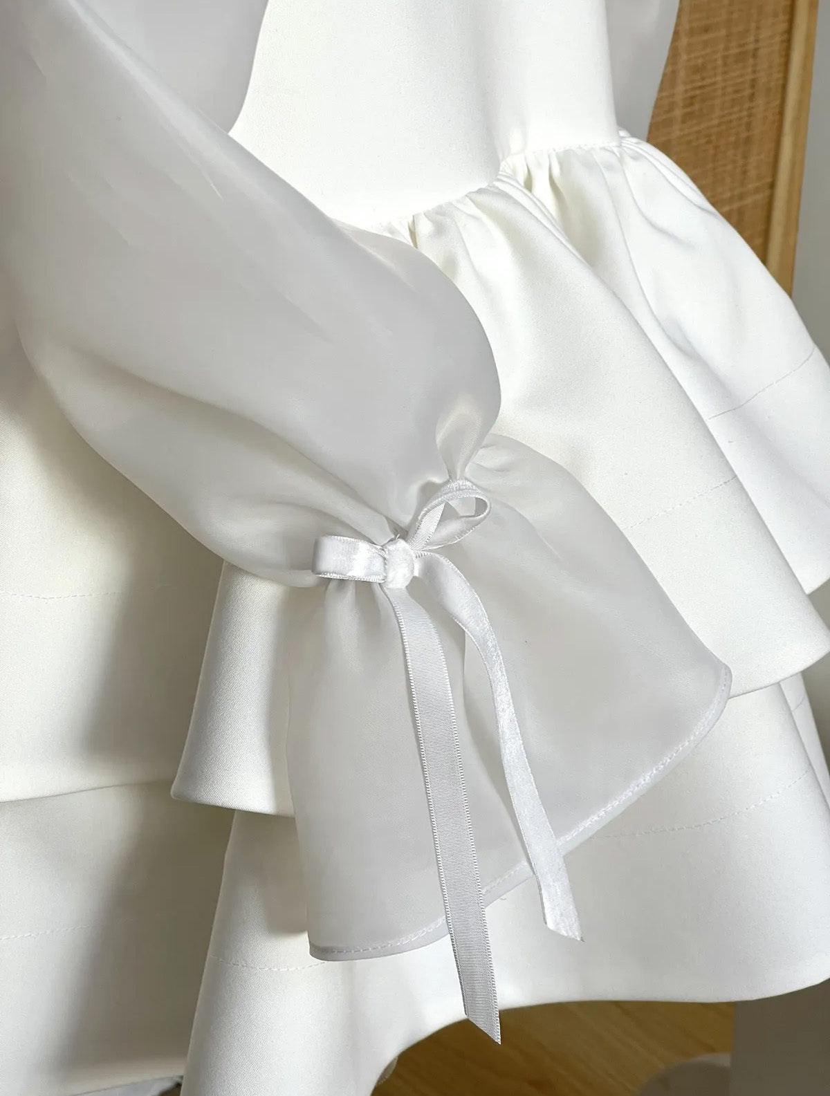 Organza Detail Birthday & Graduation Dress