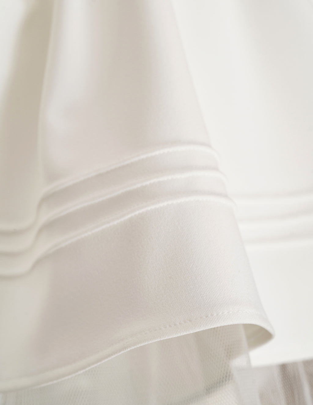 Pink Button Detail White Ribbed Dress