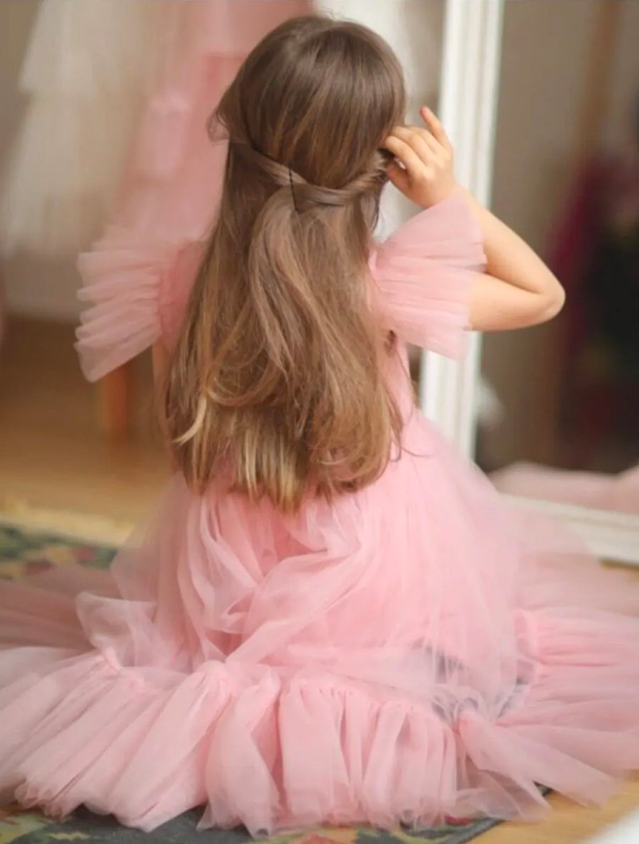 Pink Tulle Birthday Dress