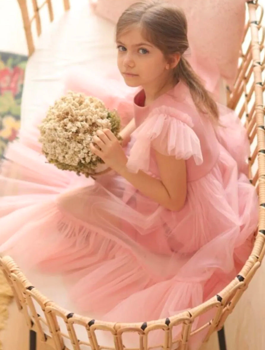 Pink Tulle Birthday Dress