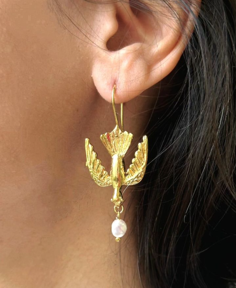 Roman Dove Earrings