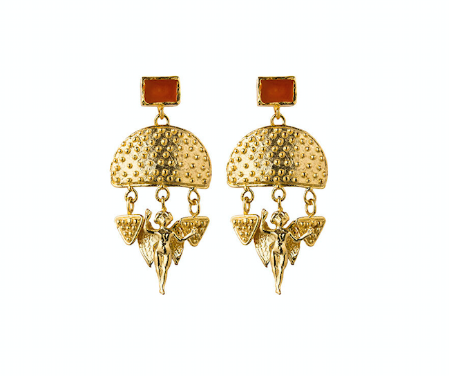 Isadora’s Angel Coral Earrings