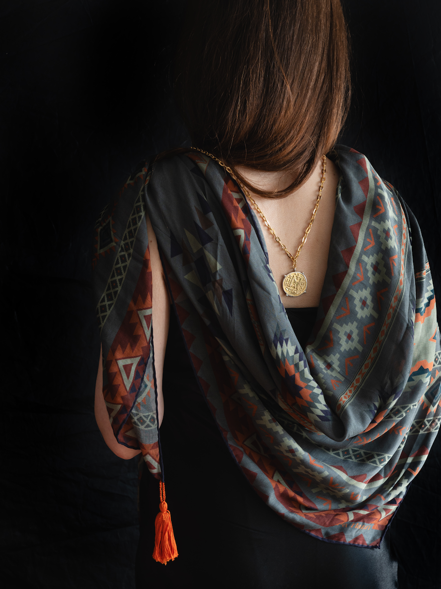 Inka Nero - Modal Cashmere Scarf - 140 X 140 Cm