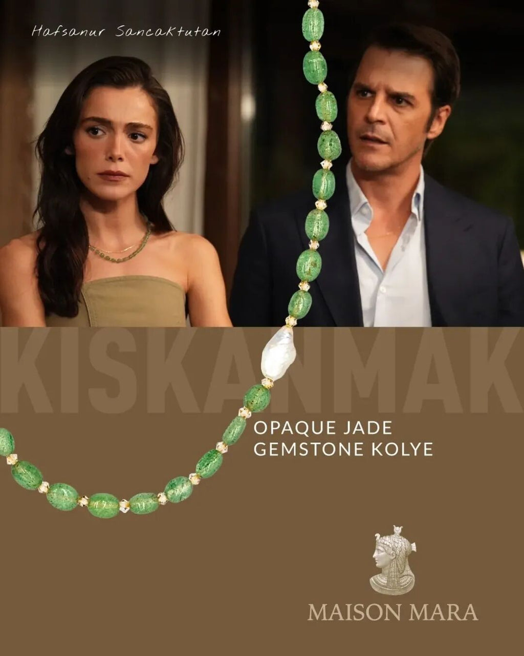 Opaque Jade Gemstone Necklace