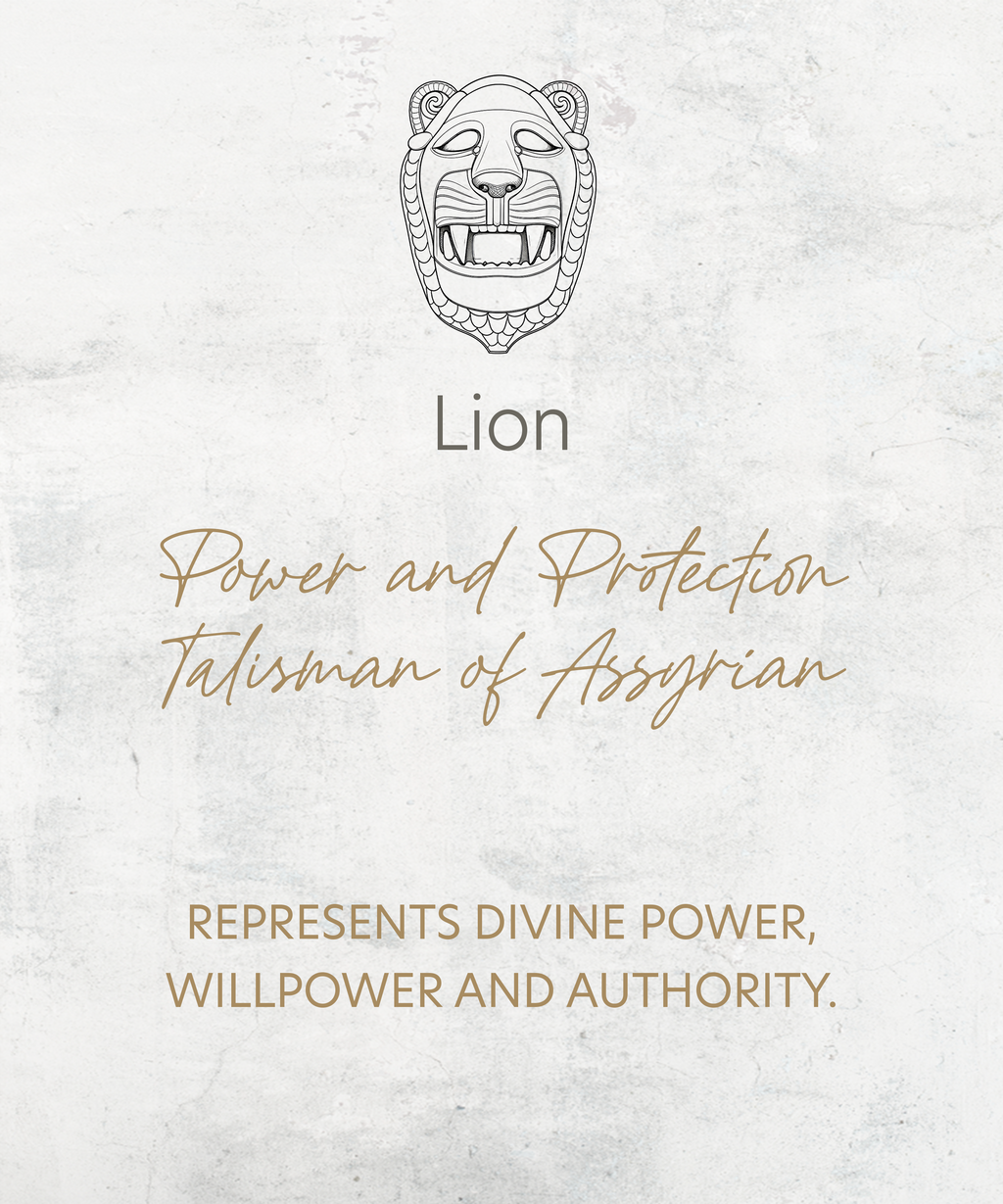 Assyrian Lion Lapis Necklace - 2
