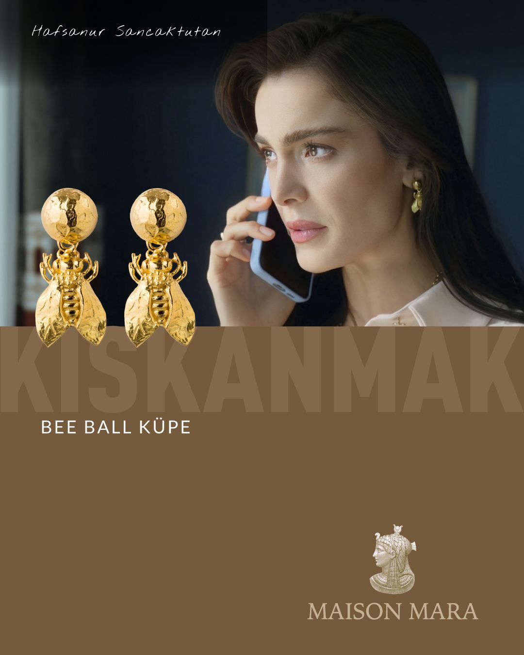 Bee Ball Earrings