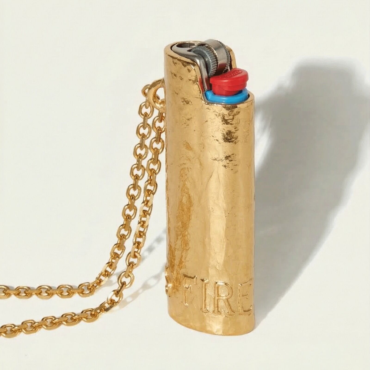Love Is Fire Lighter Holder Necklace