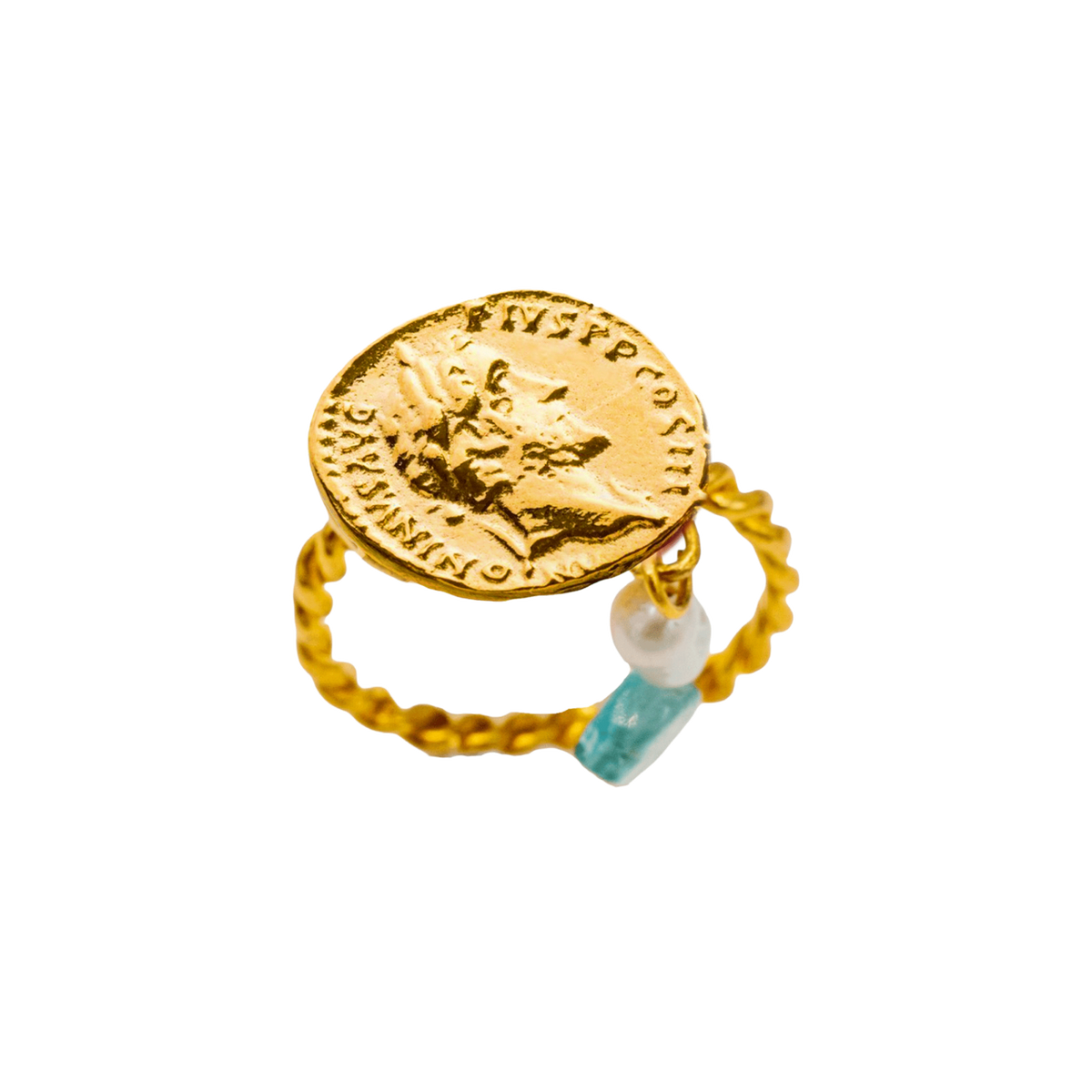 Agustus Azure Ring