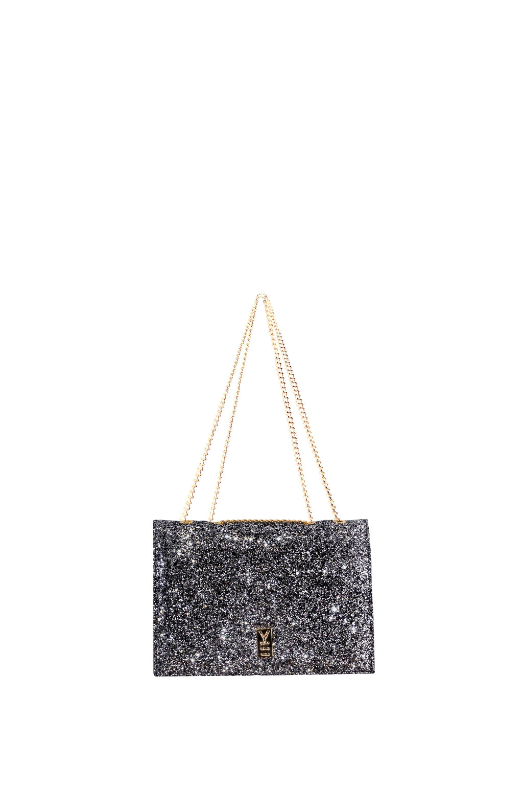 Designer Fancy Note Bag Silver Mirror