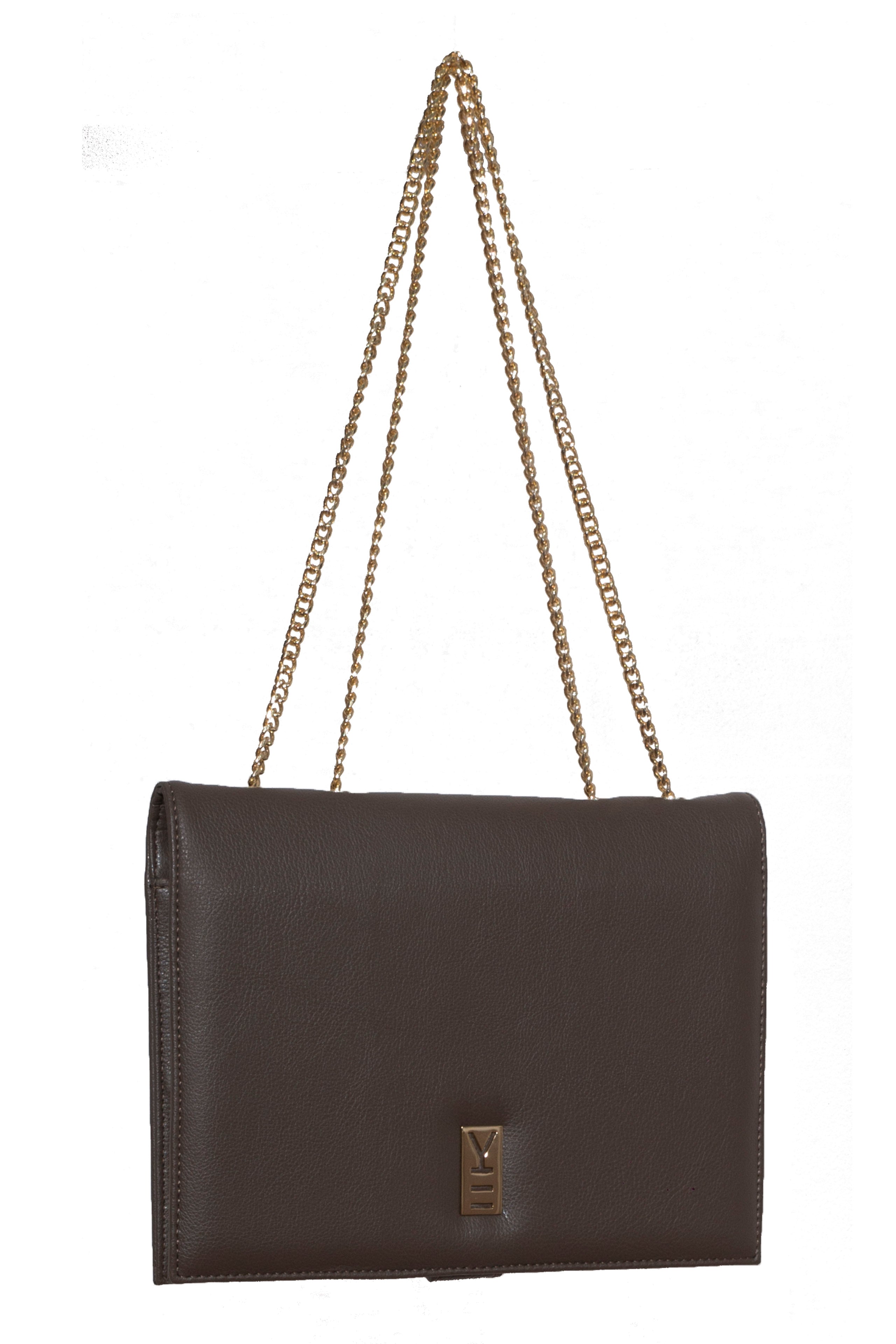 Designer Fancy Note Bag Taupe-Bordoux Mirror