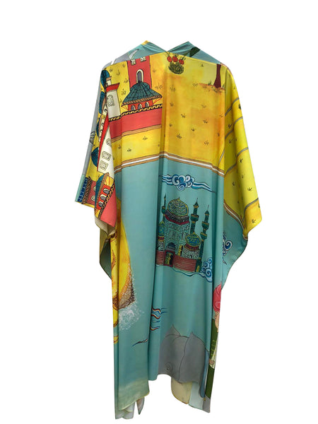 Summer Garden Yellow Designer Kimono