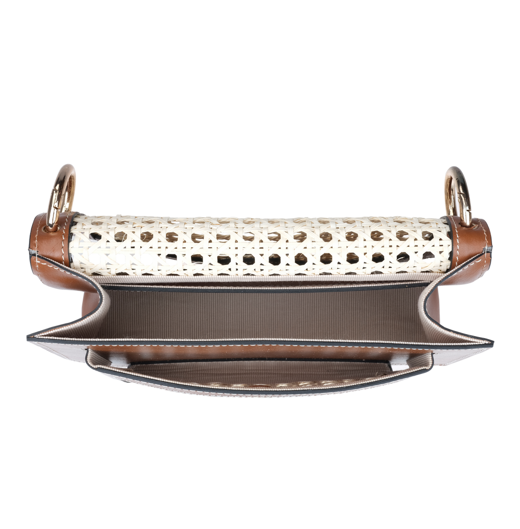 Perla Designer Bamboo Brown Bag