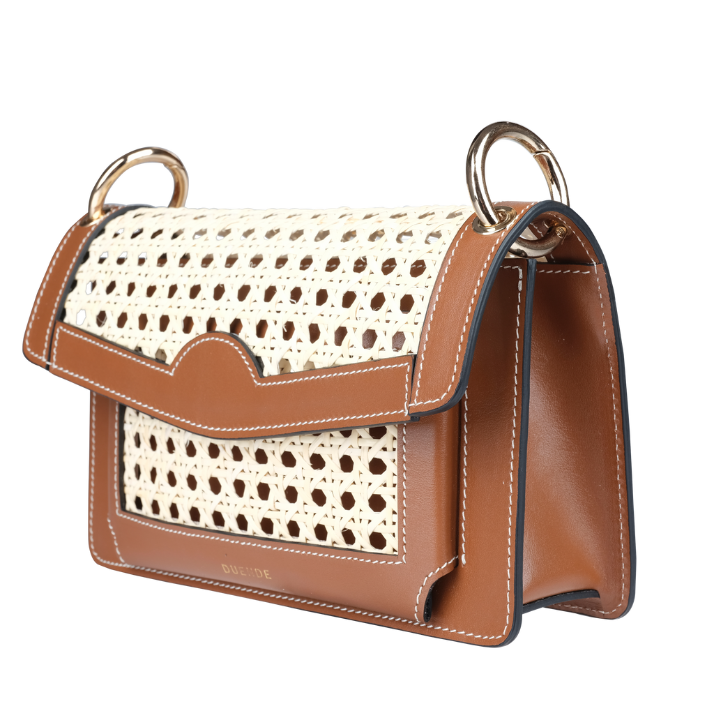 Perla Designer Bamboo Brown Bag