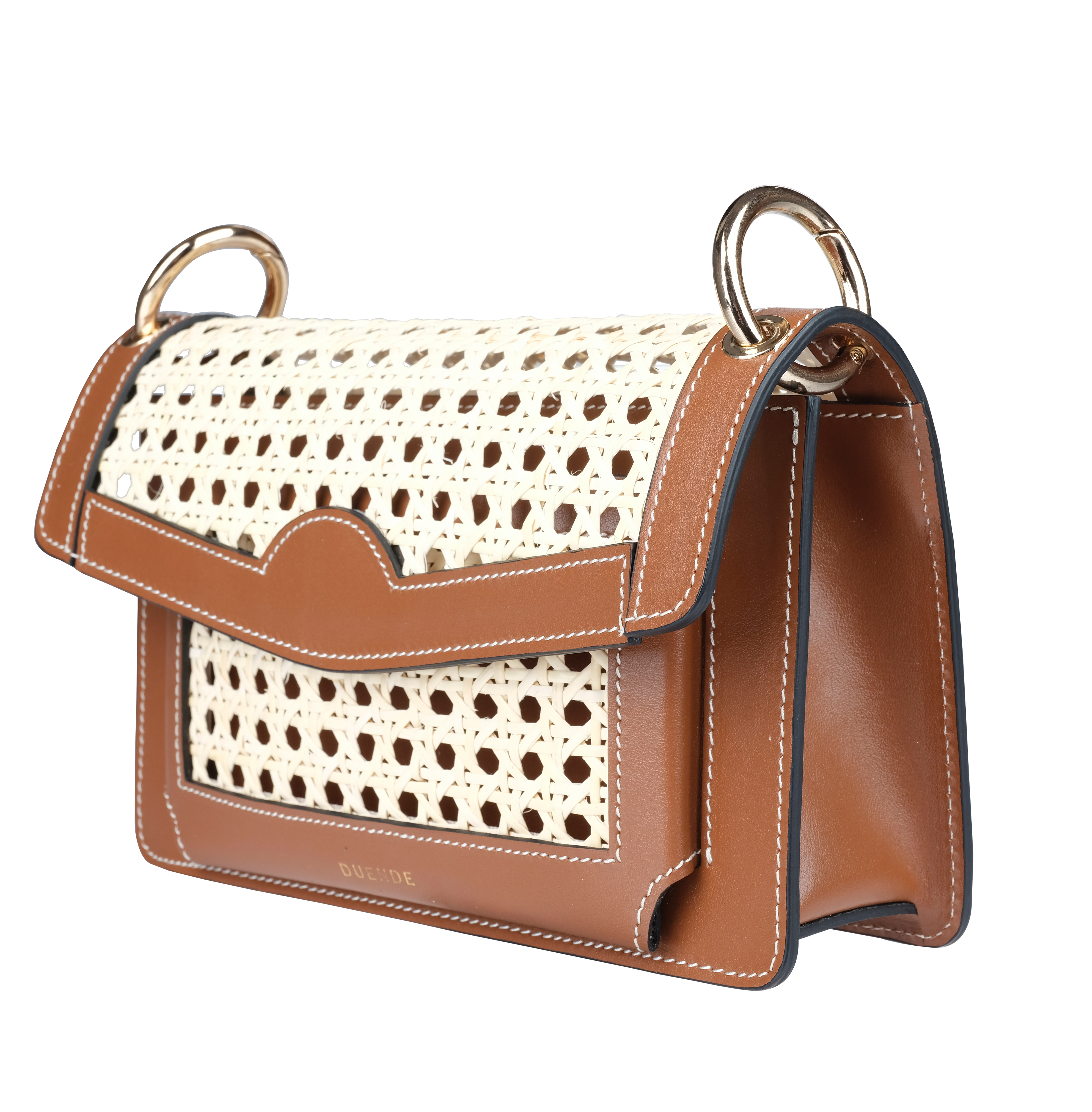 Perla Designer Bamboo Brown Bag