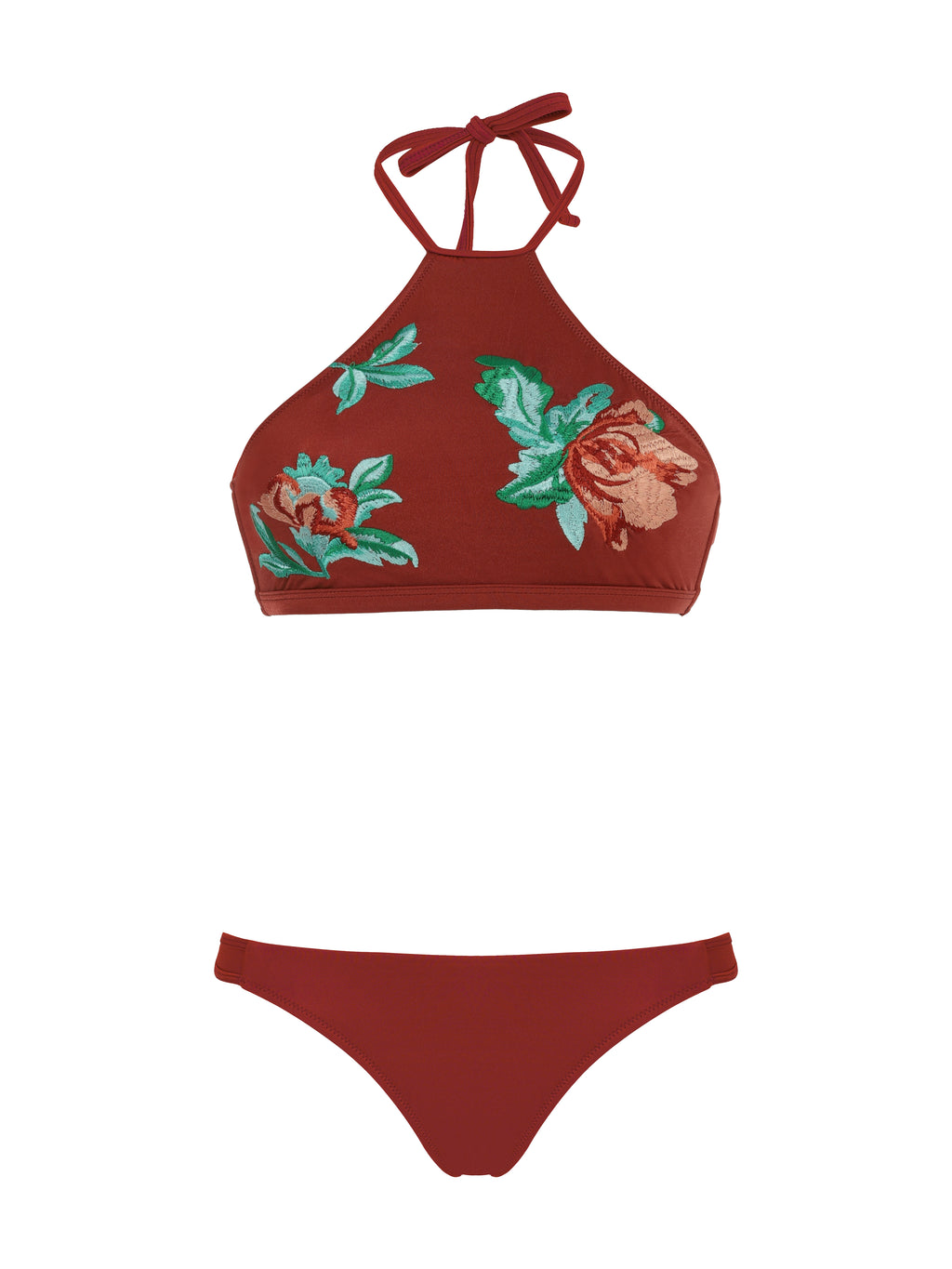 Blossom Designer Bikini Coffee