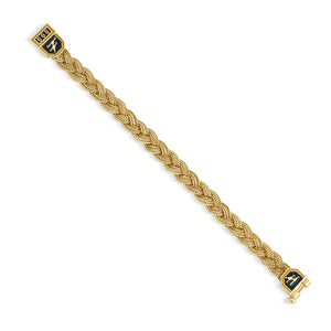 Crane Thin Braided Bracelet
