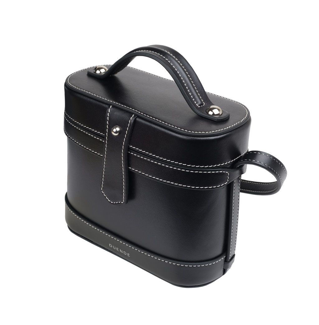 Dora Designer Leather Black Bag