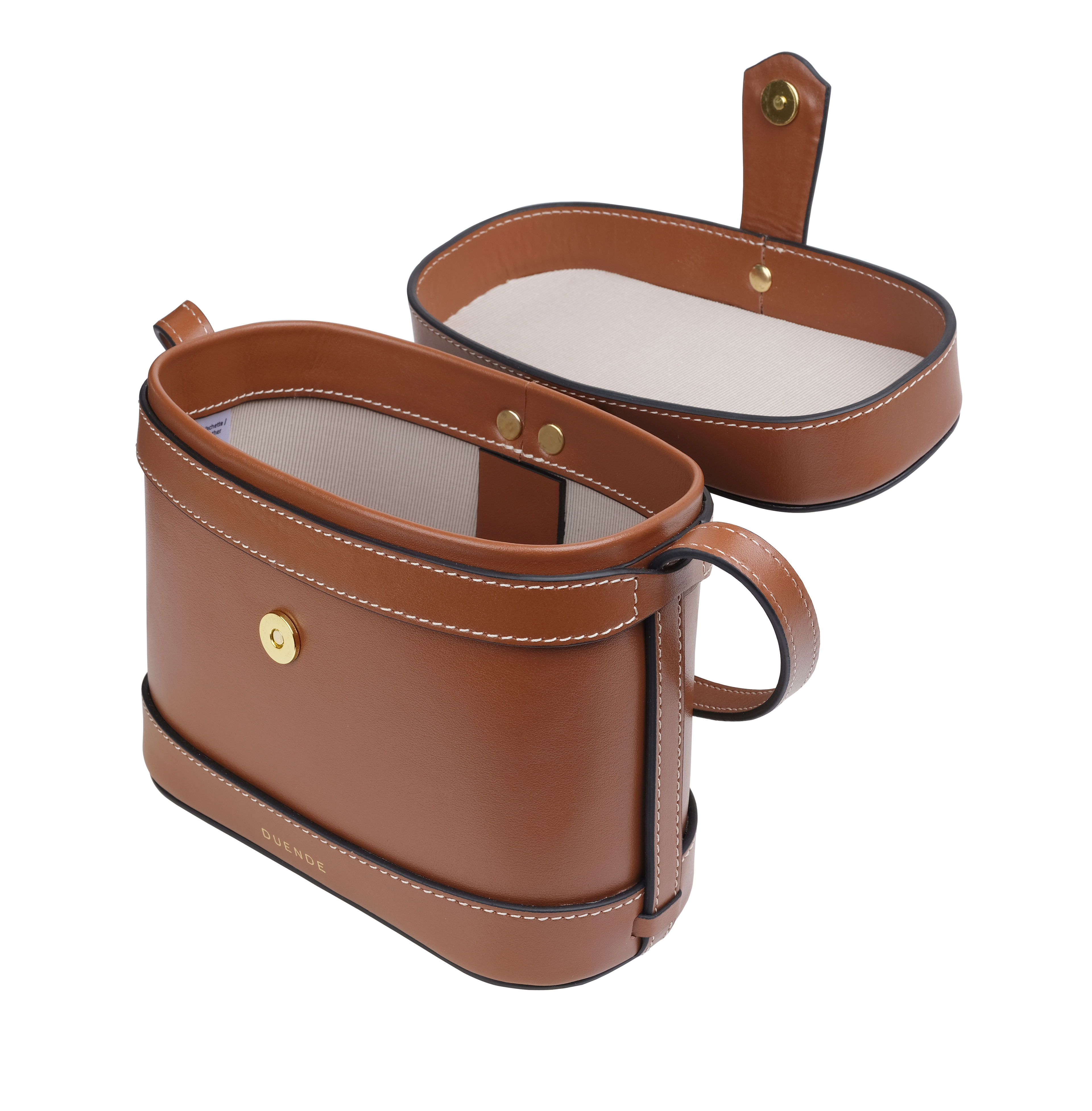 Dora Designer Leather Brown Bag