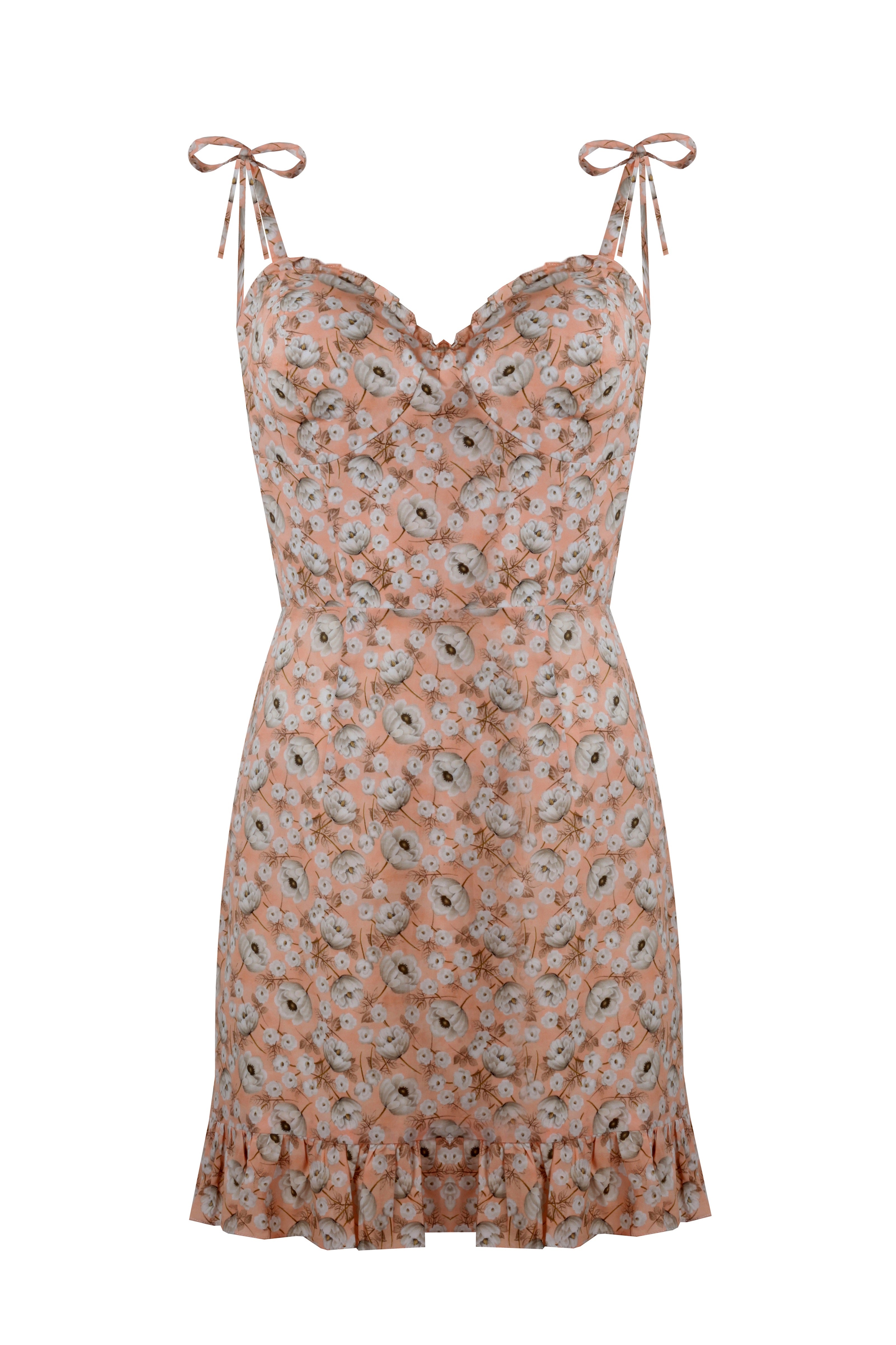 Daisy Dream Salmon Designer Dress