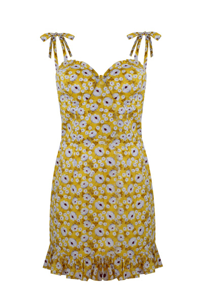 Daisy Dream Yellow Designer Dress