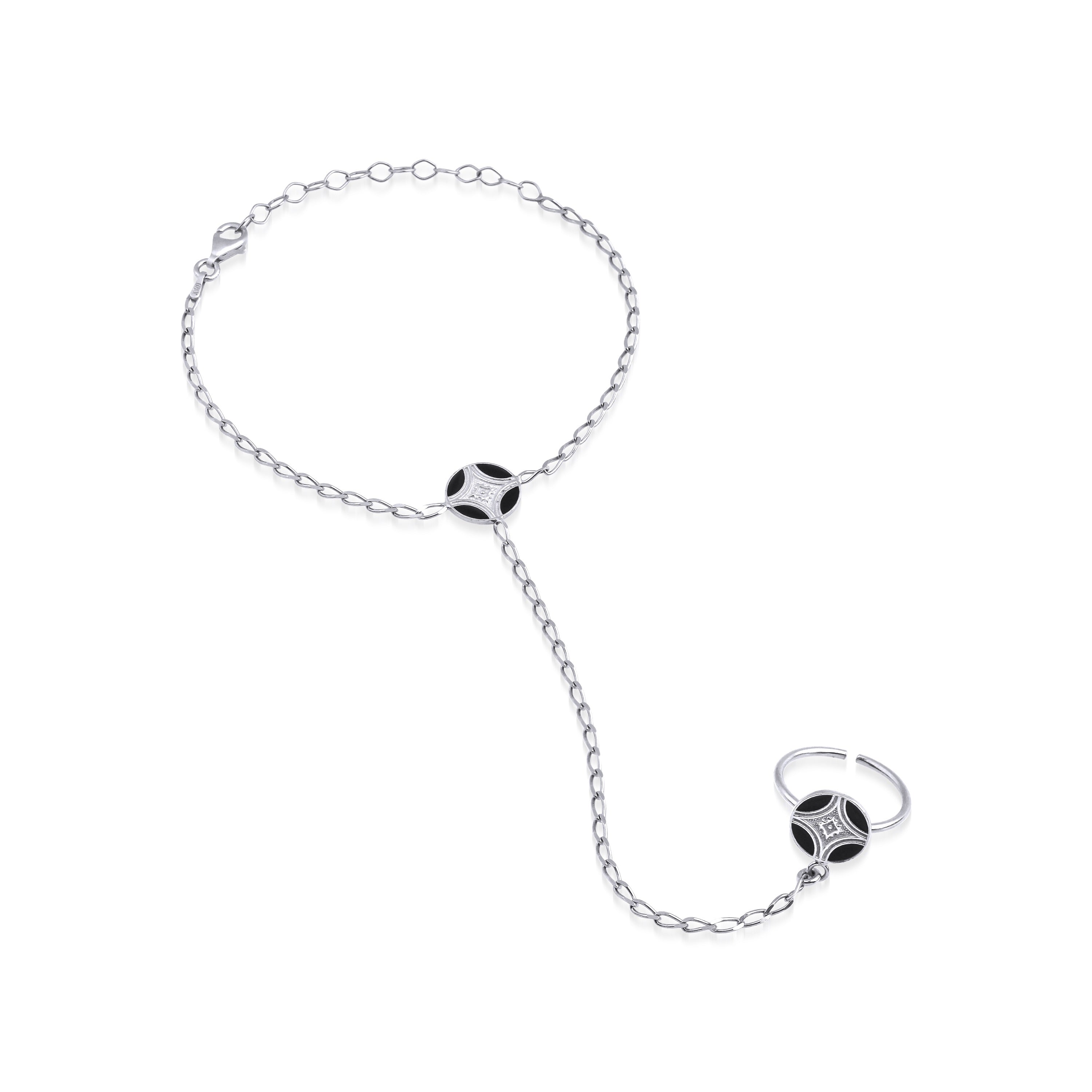 Mari Single Ring Finger Bracelet S