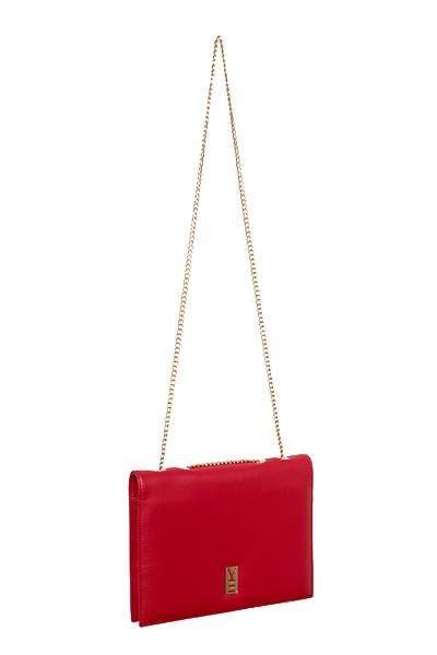 Designer Fancy Note Bag Red-Pink Mirror
