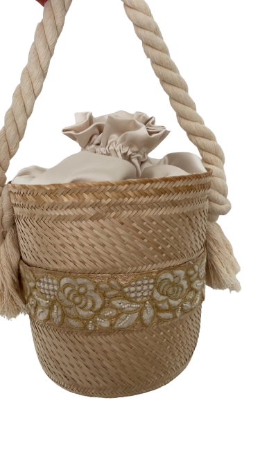 Designer Bucket Bag Golden