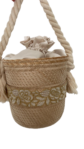 Designer Bucket Bag Golden