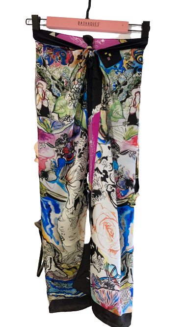 Blossoming Designer Woman Silk Scarf
