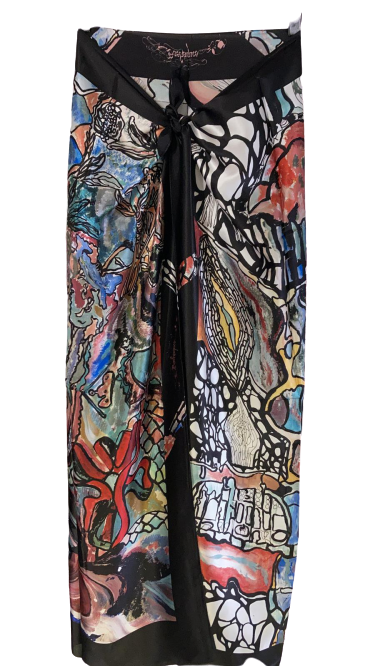 Designer silk scarf Turkish