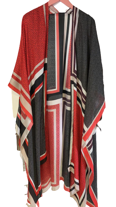 Designer silk kimono