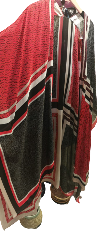 Designer silk kimono