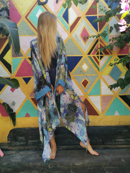 Colorful Designer Summer Cotton Kimono