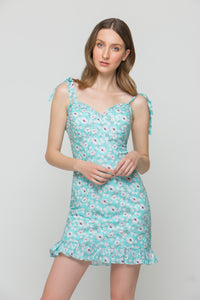 Daisy Dream Sky Blue Designer Dress