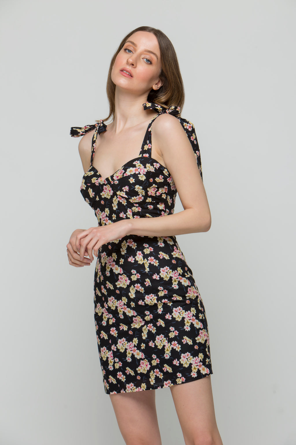 Morning Kiss Black Designer Dress