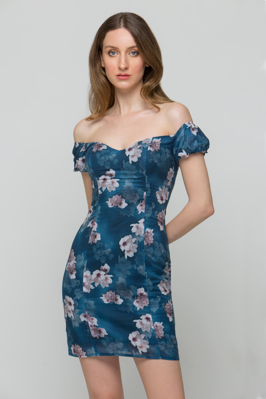 Moon Light Dark Blue Designer Dress