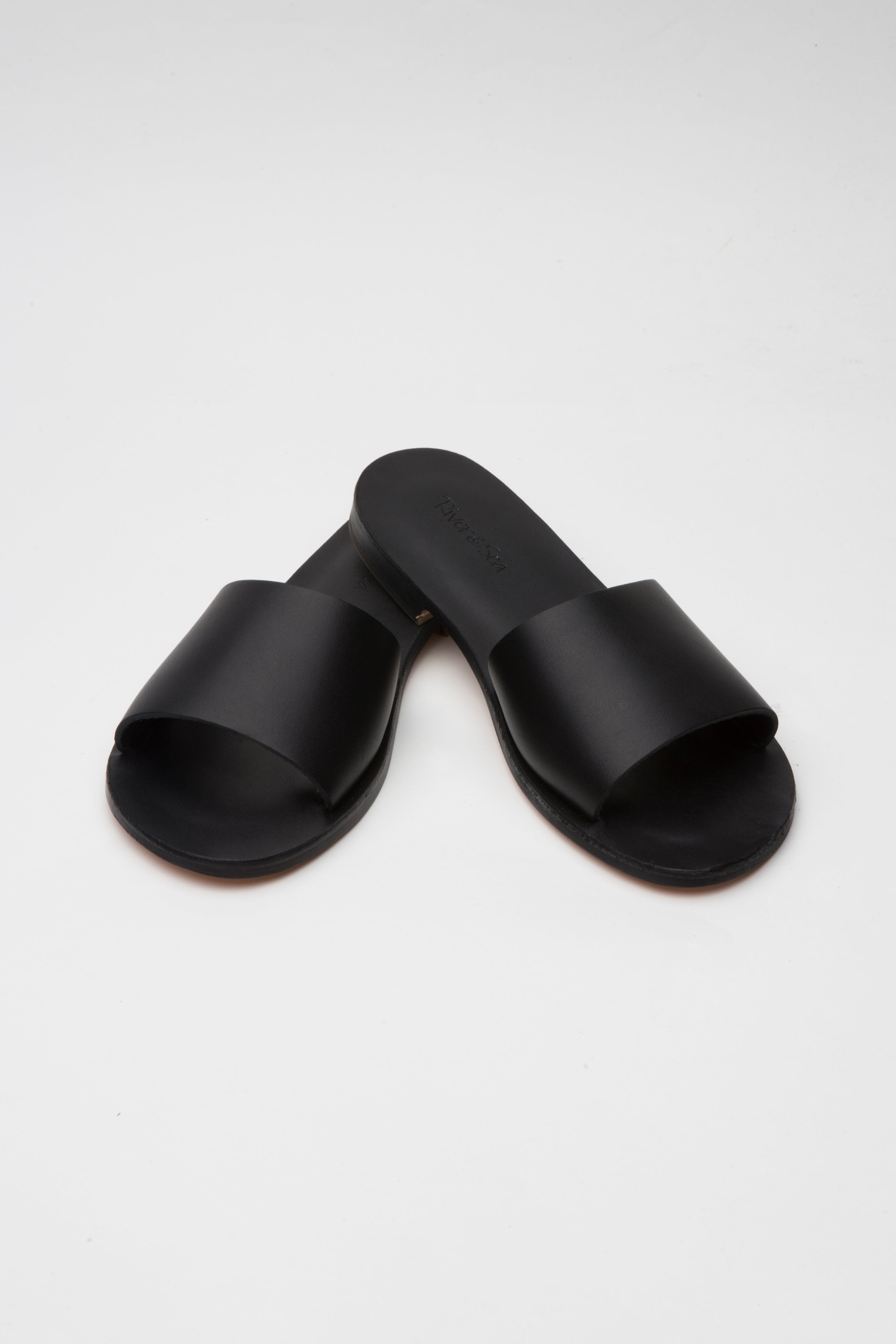 Only for Her Black Designer Sandals