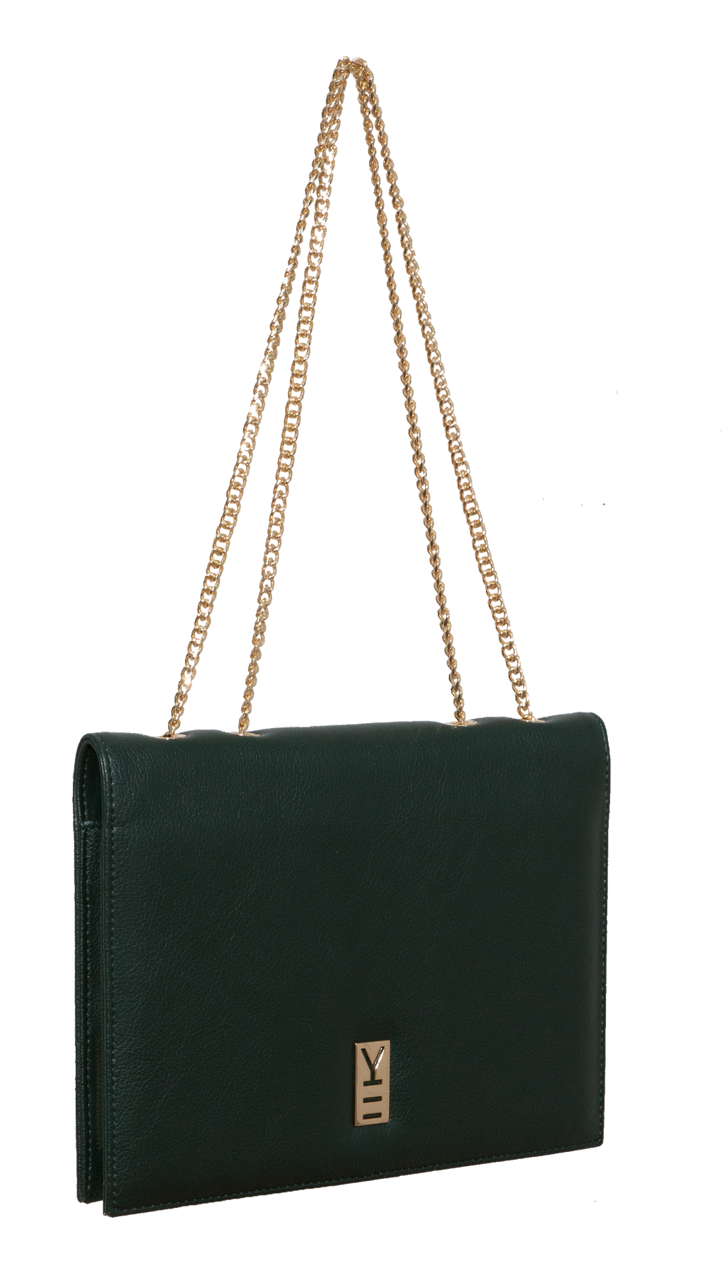 Designer Fancy Note Bag Green-Navy Mirror