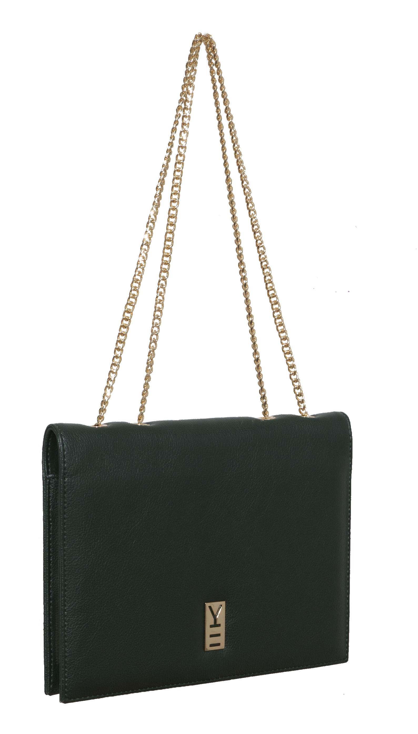 Designer Fancy Note Bag Green-Navy Mirror