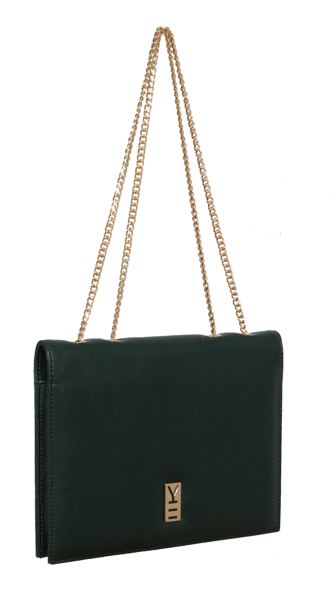 Designer Fancy Note Bag Green-Navy Mirror