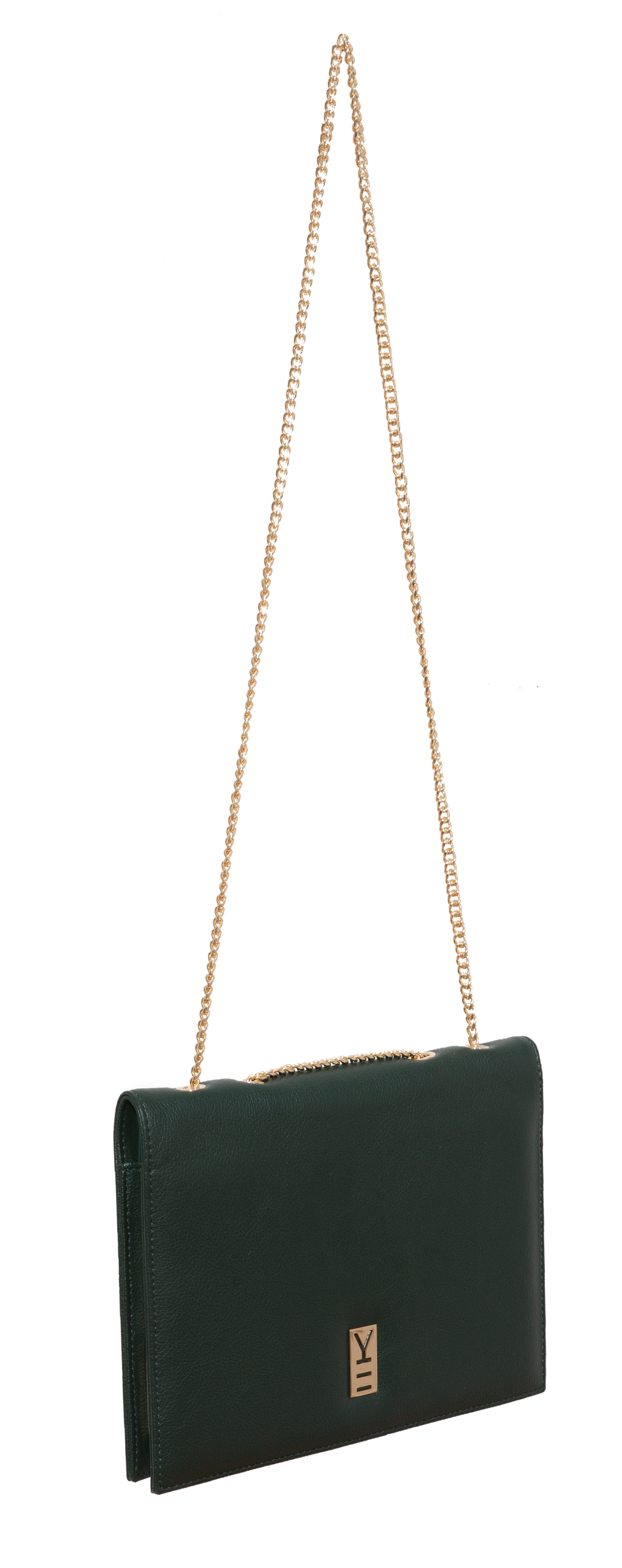 Designer Fancy Note Bag Green-Navy Mirror