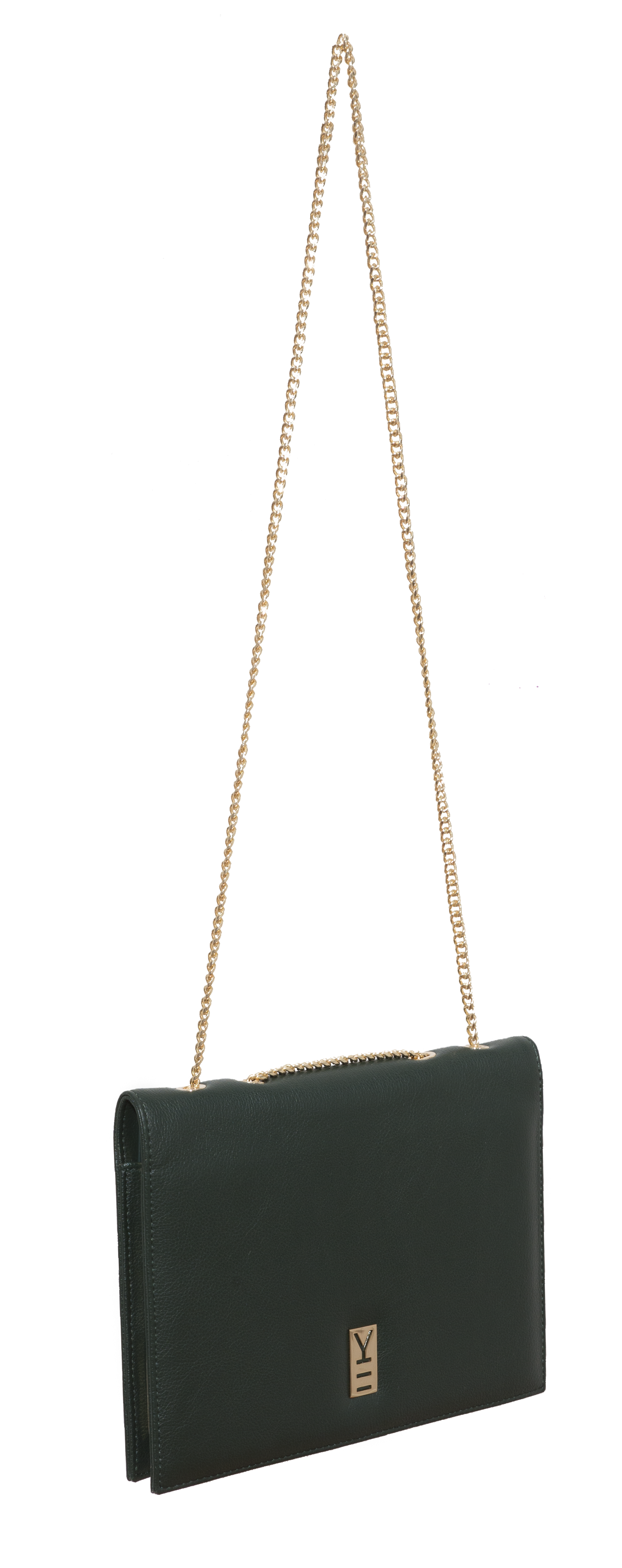 Designer Fancy Note Bag Green-Navy Mirror