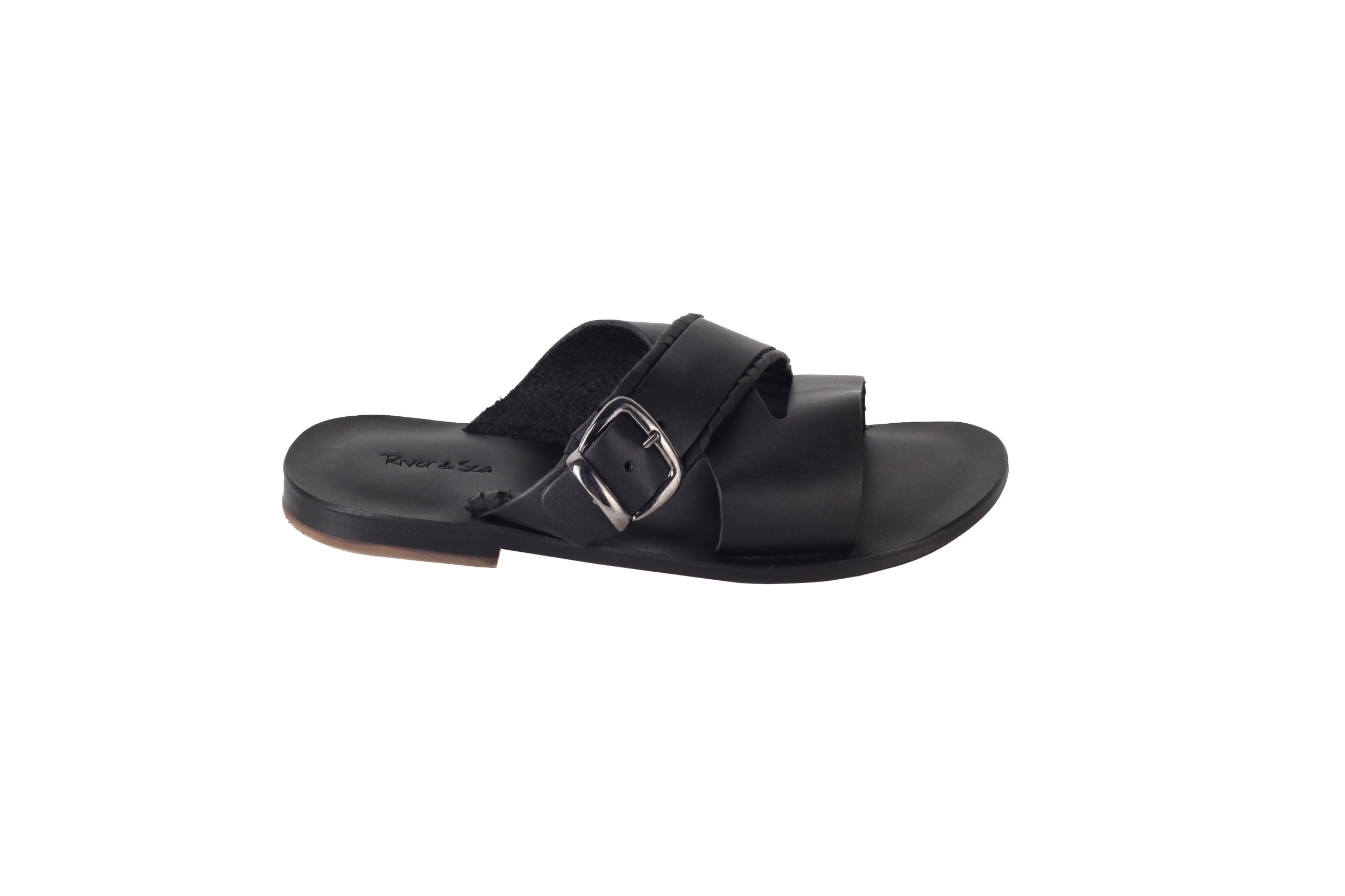 Only for Him Black Double Sided Designer Sandals