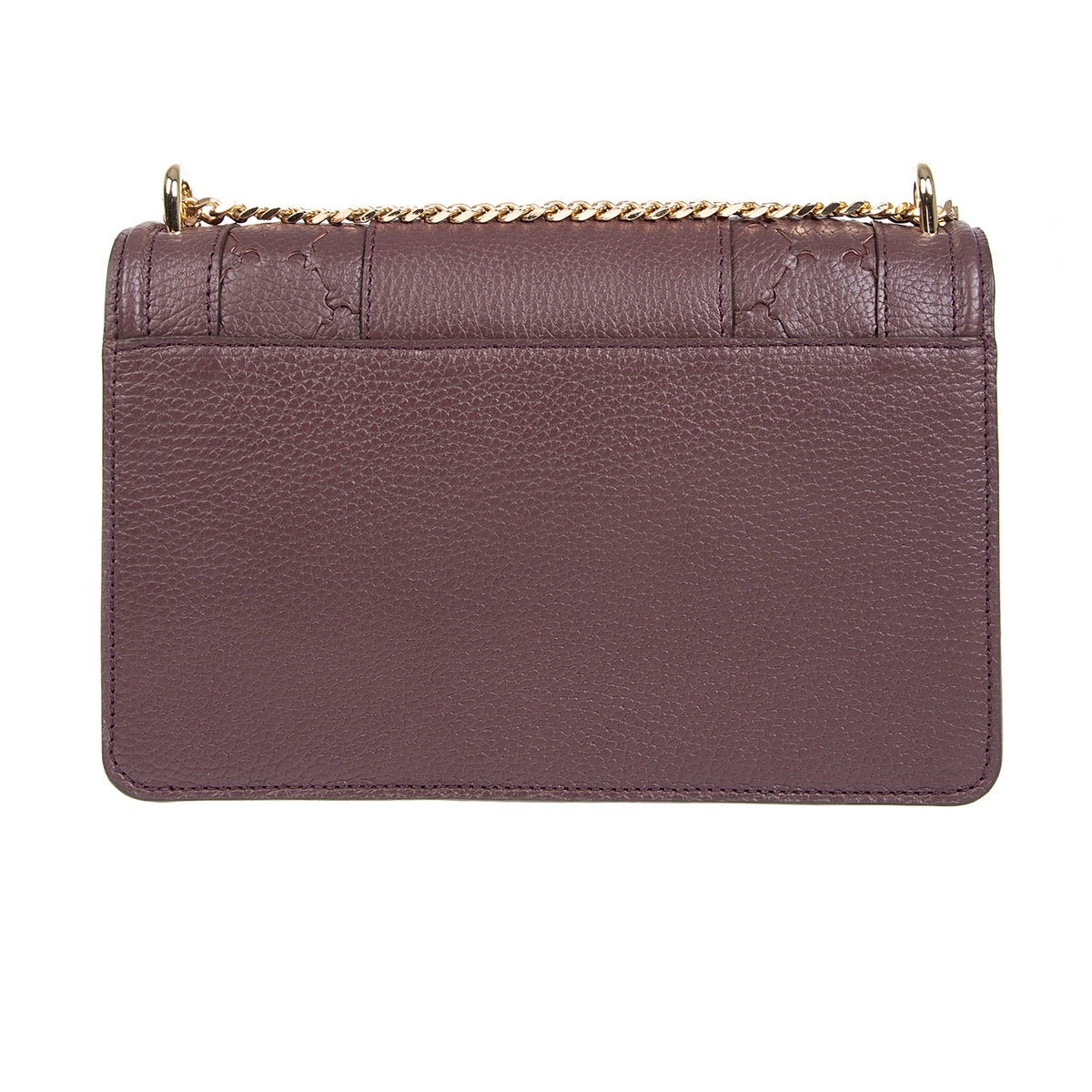 Mualla Designer Leather Shoulder Bag Bordeaux