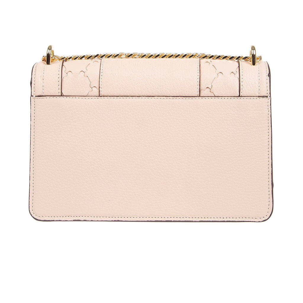 Mualla Designer Leather Shoulder Bag Dust Pink